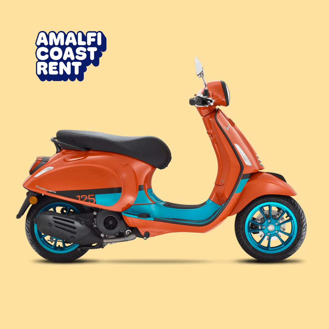 Vespa Primavera Vibe 125cc, Amalfi Coast Rent