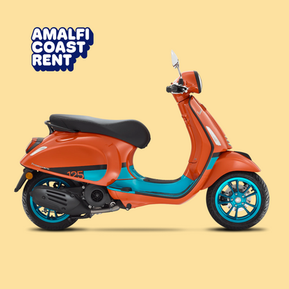Vespa Primavera Vibe 125cc, Amalfi Coast Rent