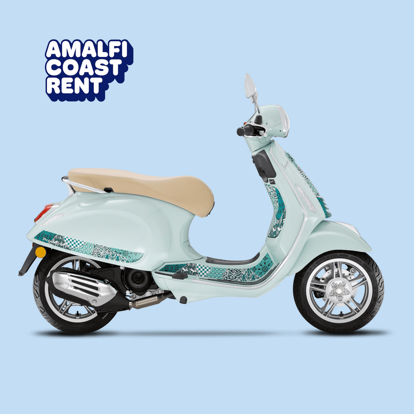 Vespa Primavera 125cc Acquamarine Batik