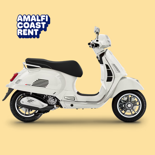 Vespa GTS 300cc Bianca, Amalfi Coast Rent 